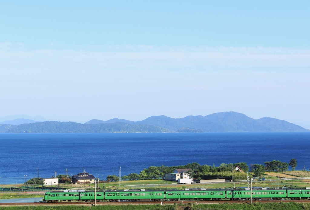 初夏の琵琶湖