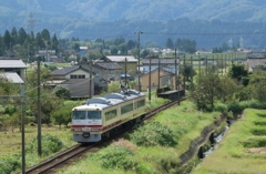 立山へ向かうアルプスエキスプレス