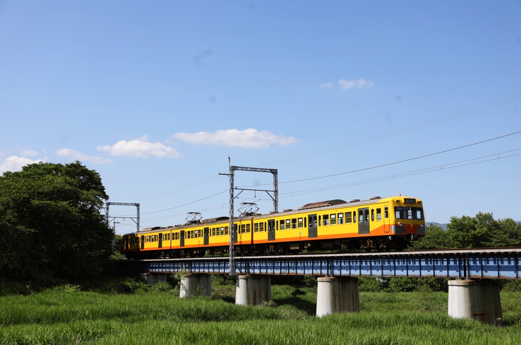 初夏の三岐鉄道