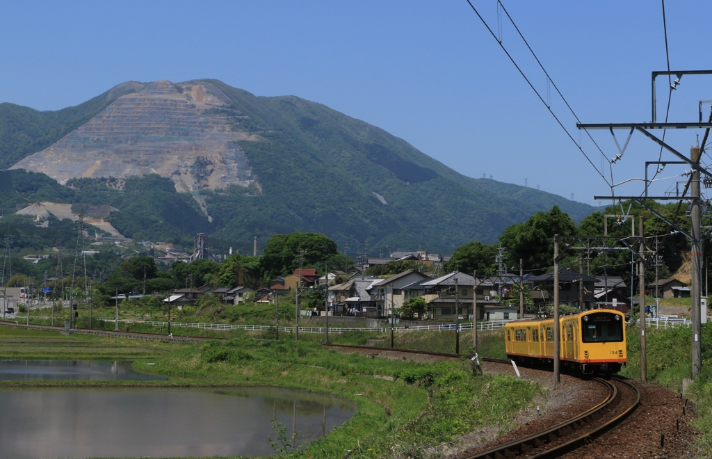 藤原岳と北勢線