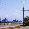 立山連峰＆レトロ列車