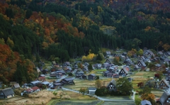 晩秋の白川郷