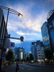 夕暮れ