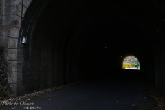 トンネル越しの秋