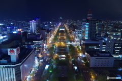 札幌市の夜景
