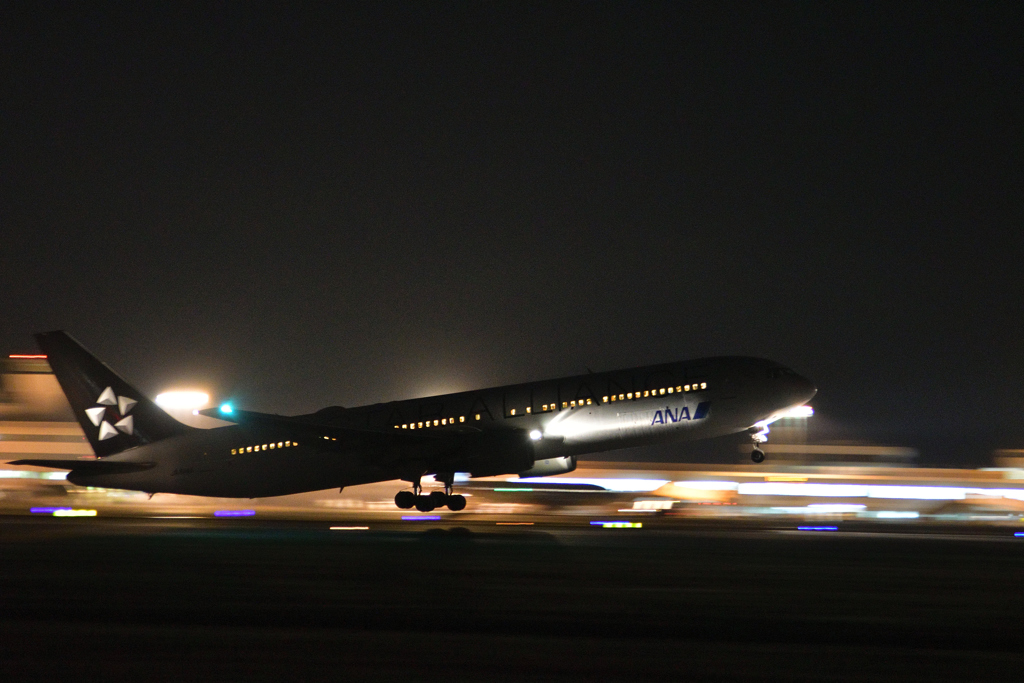 夜の空へ