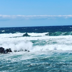 荒れる日本海