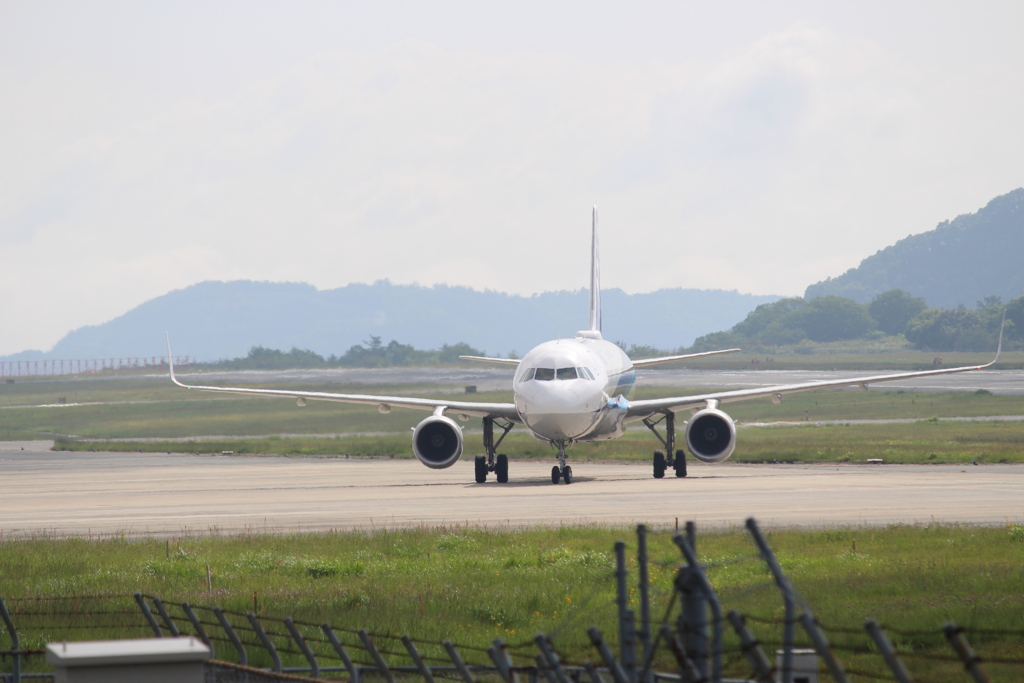 岡山空港　ANA