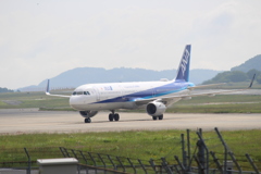 岡山空港　ANA