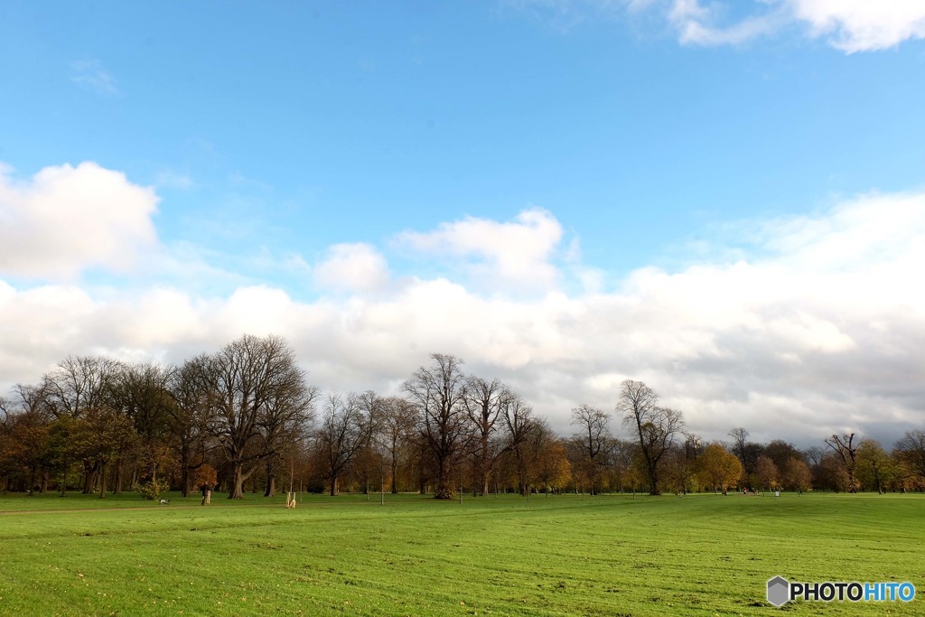 晩秋の Hyde Park
