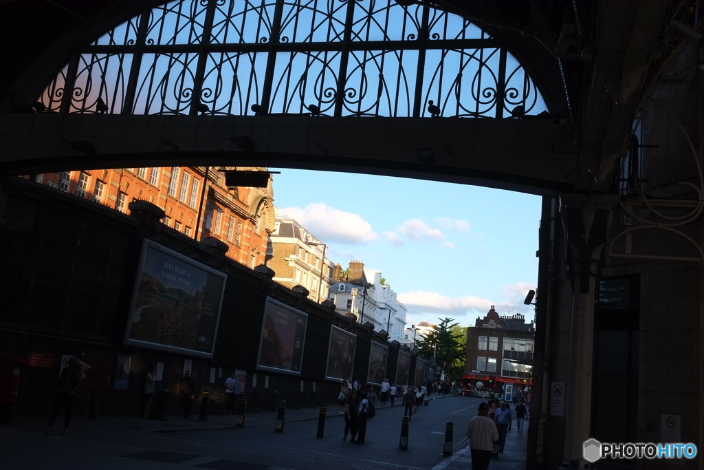 夕暮れのパディントン駅