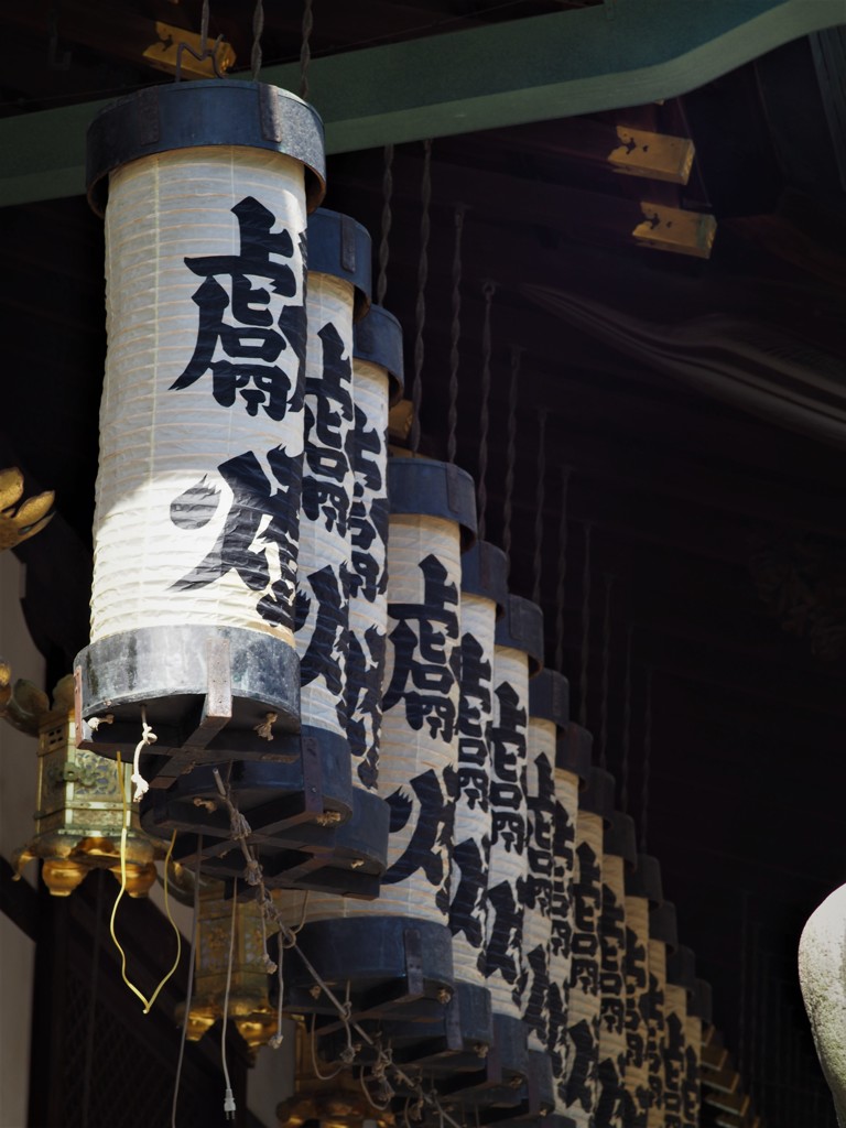 大阪天満宮の提灯