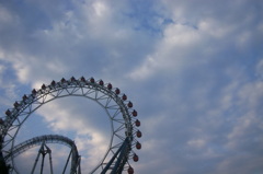 夕暮れの観覧車