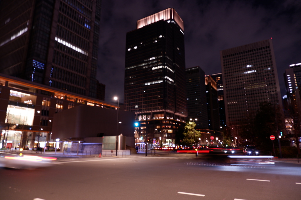 夜景@東京駅1