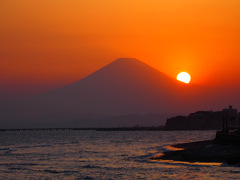 稲村ヶ崎夕景