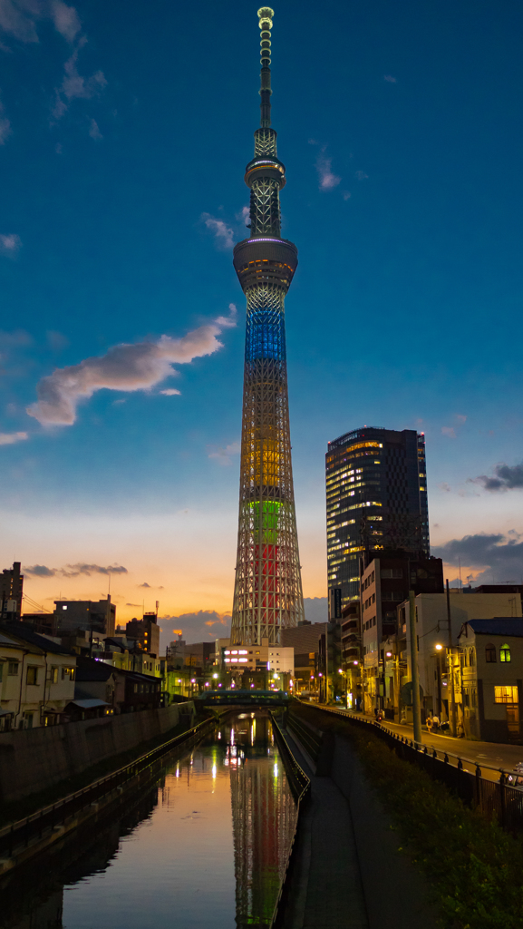 夕暮れスカイツリー②
