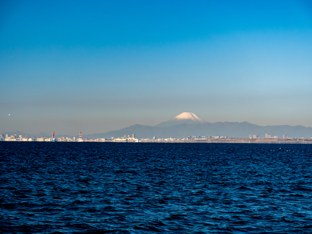 海からみた富士山＾＾