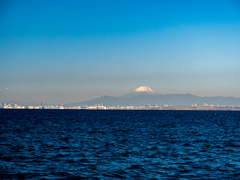 海からみた富士山＾＾