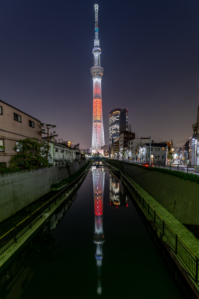 夜のスカイツリー②