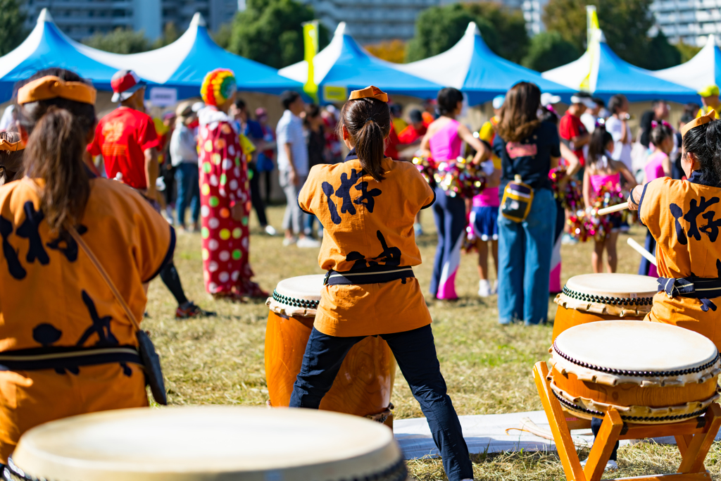 秋空と秋花と秋のスポーツと⑥
