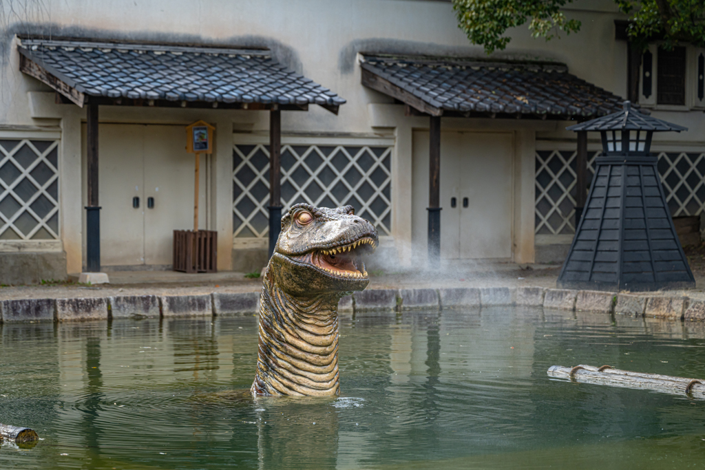 京都・太秦映画村　大怪獣＾＾￥