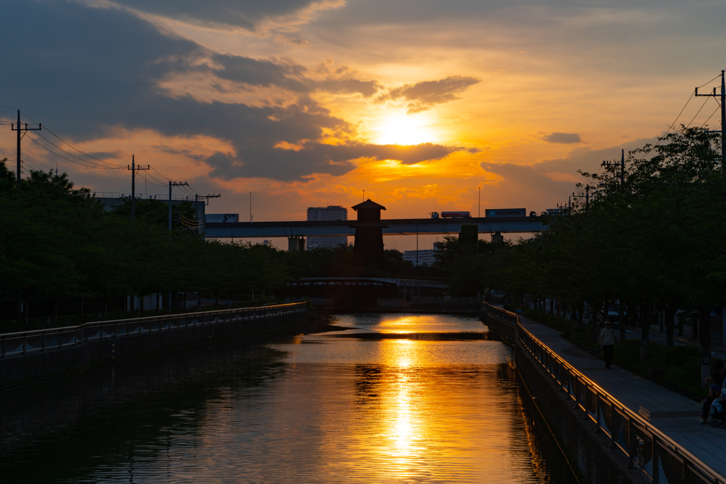 美しい夕暮れ①