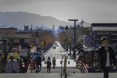 武田神社から下界を望む！＾＾￥