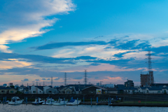 今日も強風の中、最高の空！夕暮れ物語