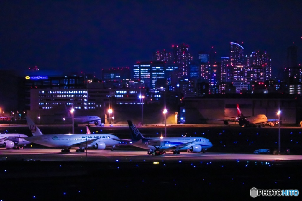 羽田空港 夜撮