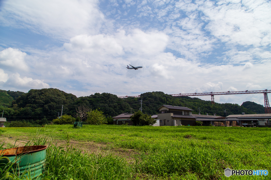 野山のランディング