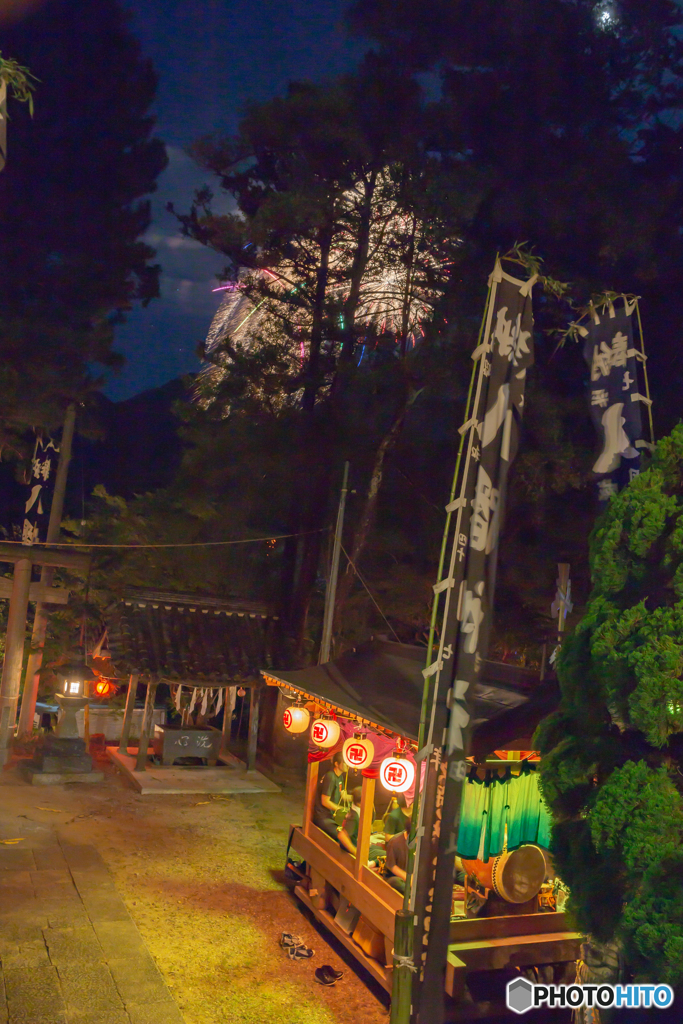 山間の里の夏祭り4