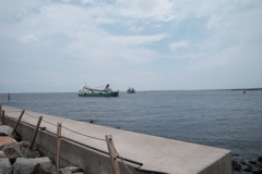 城南島にて