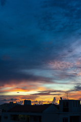 朝方の空