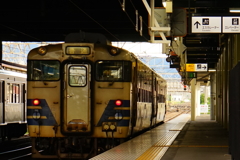 五能線キハ　弘前駅にて