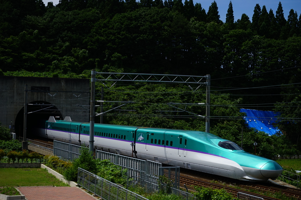 青函トンネル入り口にて②