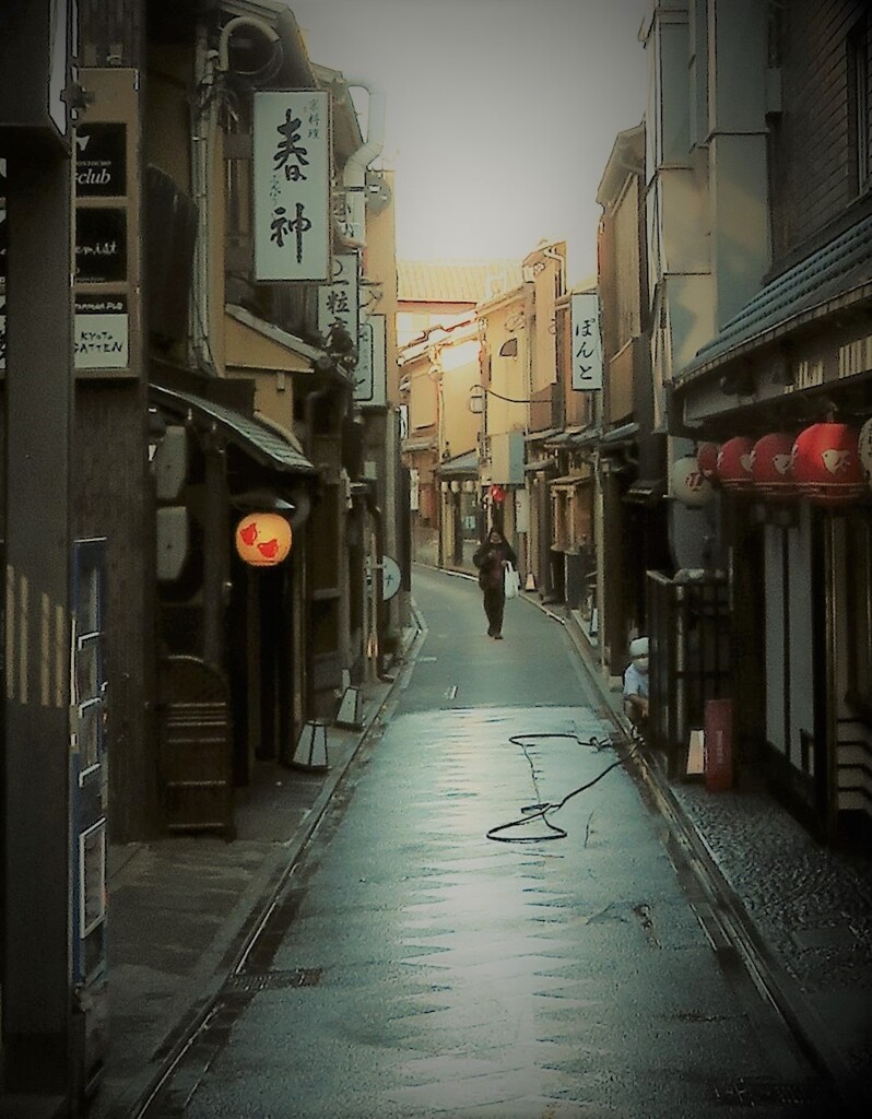 先斗町朝景