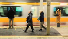 オレンジ色の風