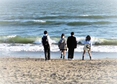 浜辺で遊ぼう