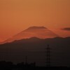 夕焼け富士