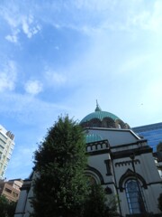 寺院の青空