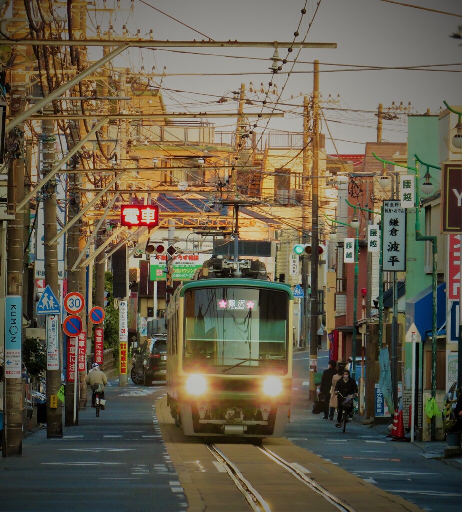 江ノ電のいる風景