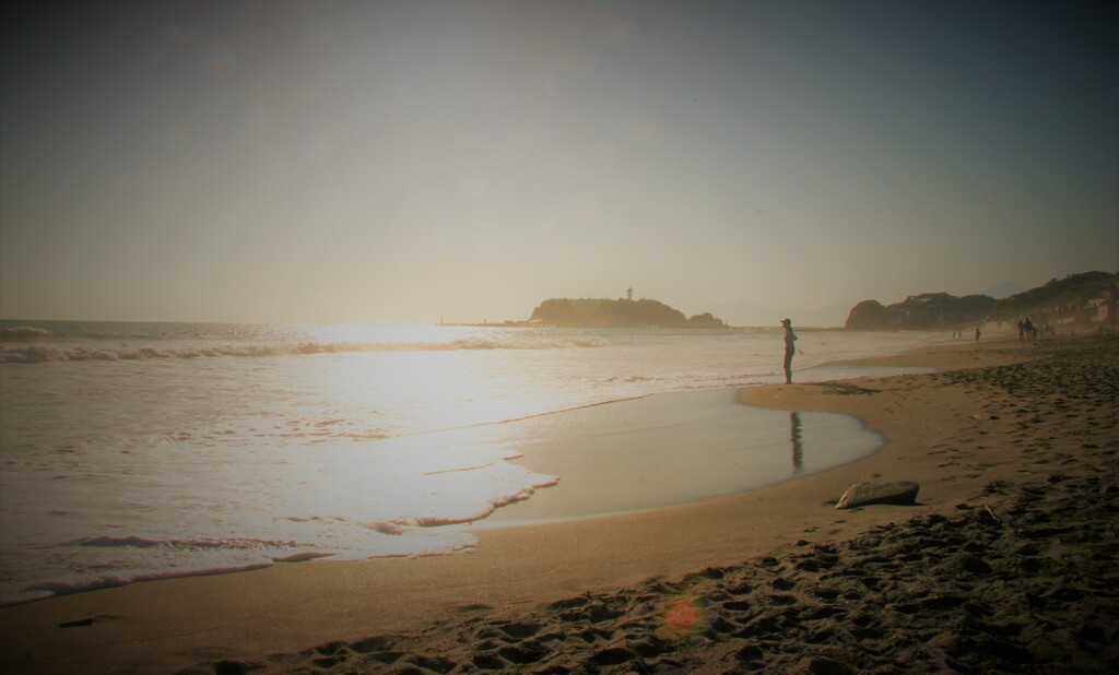 江の島が見えてきた