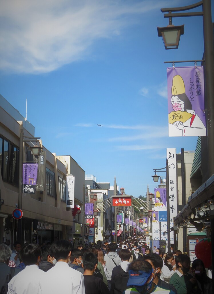 2021年10月の鎌倉・小町通り