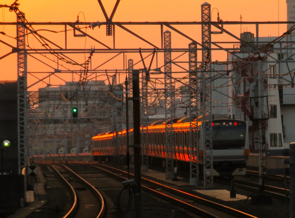 夕焼け電車