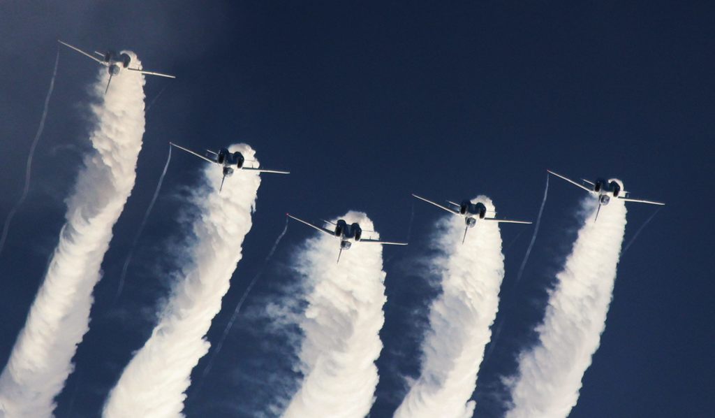 ブルーインパルス　2013岐阜基地航空祭事前訓練