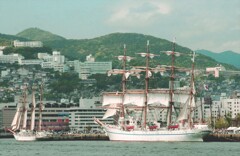 長崎帆船まつり　競演開始
