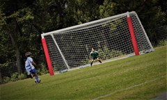 初試合、初キーパー