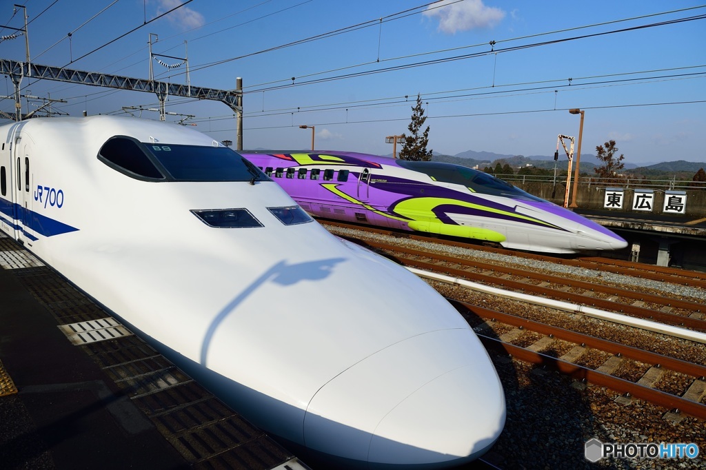 2016.2.21 500 Type EVA@東広島駅 その1