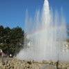 ウィーン街角　朝の公園