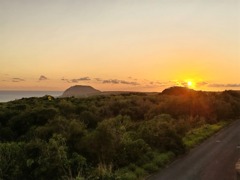 南の島の夕陽